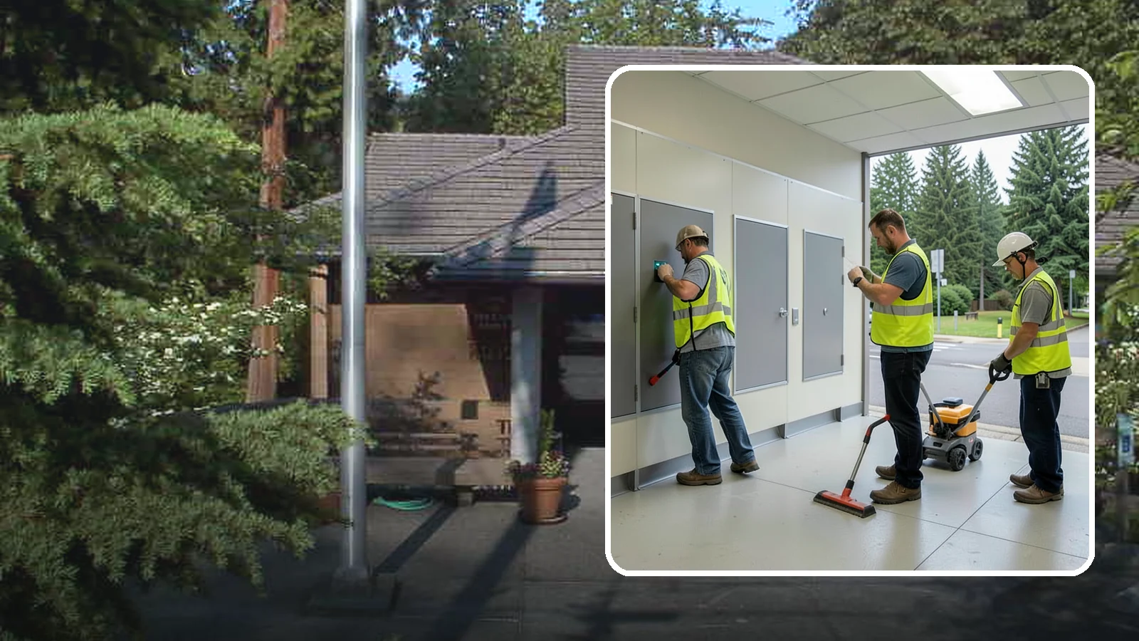Public Restroom Renovation in Yarrow Point, King County, WA - Modernize existing public restrooms with durable fixtures, accessibility upgrades, and improved sanitation surfaces.