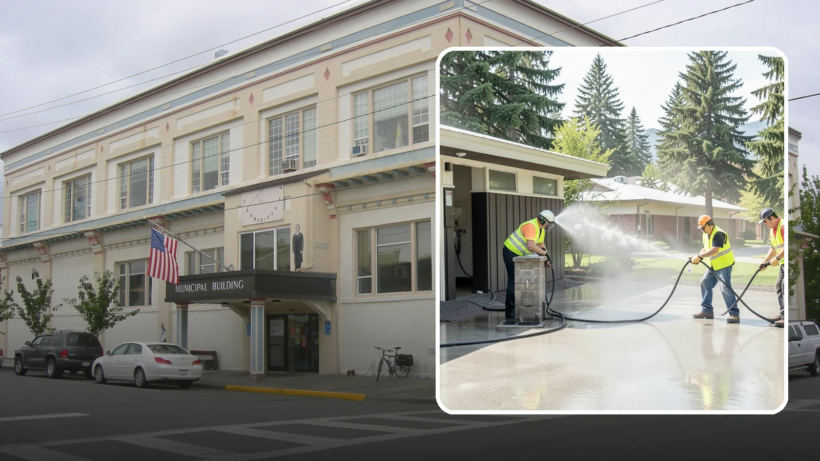 Public Restroom Washing in Anacortes, Skagit County, WA - Deep-clean and sanitize public park and facility restrooms with pressure washing and disinfection.
