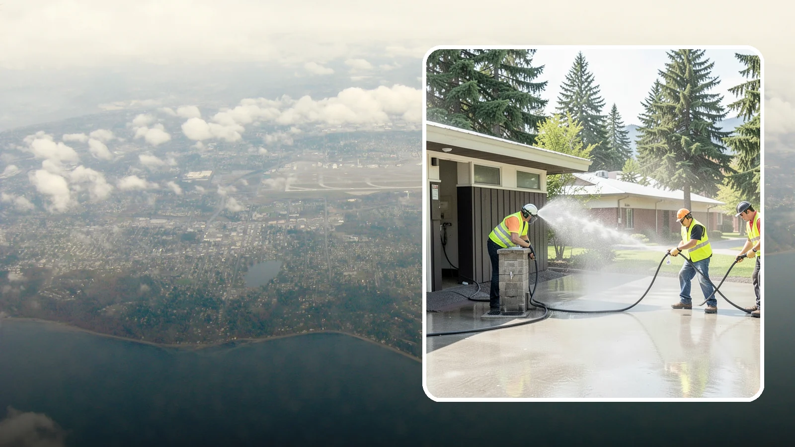 Public Restroom Washing in Burien, King County, WA - Deep-clean and sanitize public park and facility restrooms with pressure washing and disinfection.