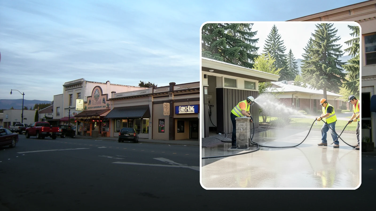 Public Restroom Washing in Burlington, Skagit County, WA - Deep-clean and sanitize public park and facility restrooms with pressure washing and disinfection.