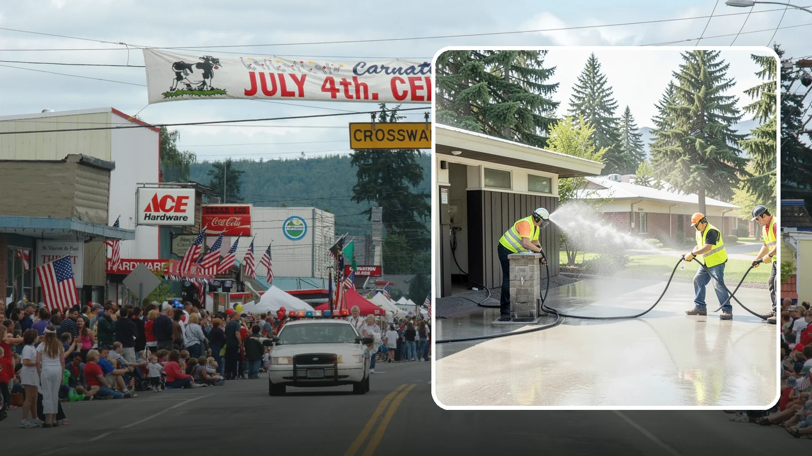 Public Restroom Washing in Carnation, King County, WA - Deep-clean and sanitize public park and facility restrooms with pressure washing and disinfection.