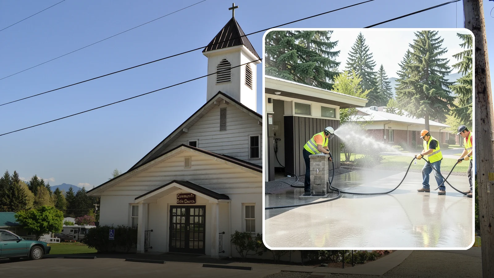 Public Restroom Washing in Concrete, Skagit County, WA - Deep-clean and sanitize public park and facility restrooms with pressure washing and disinfection.