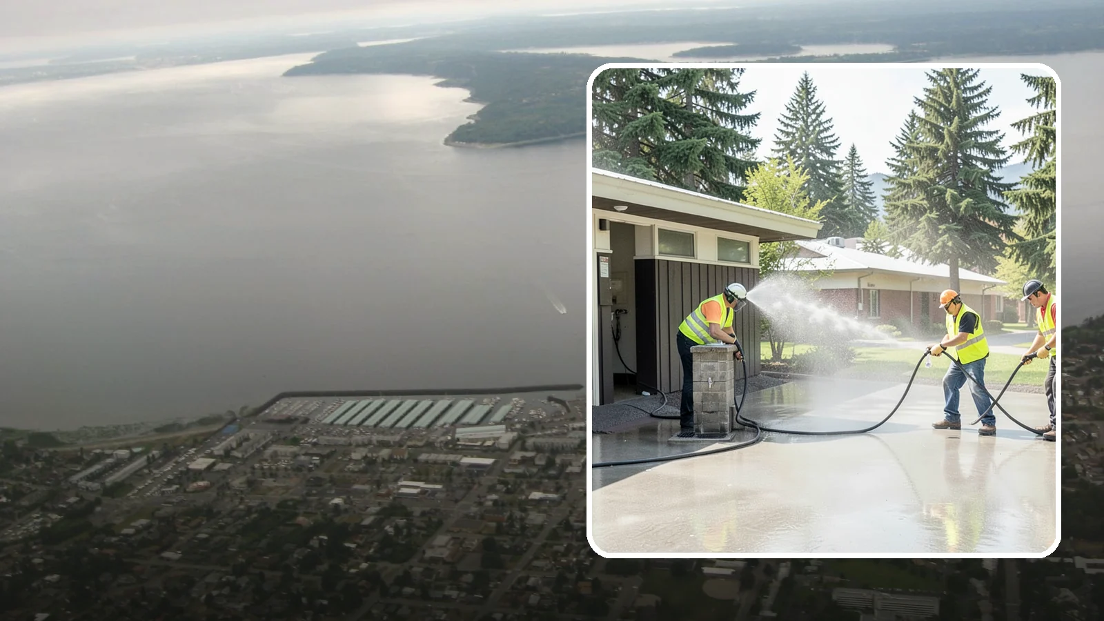 Public Restroom Washing in Des Moines, King County, WA - Deep-clean and sanitize public park and facility restrooms with pressure washing and disinfection.
