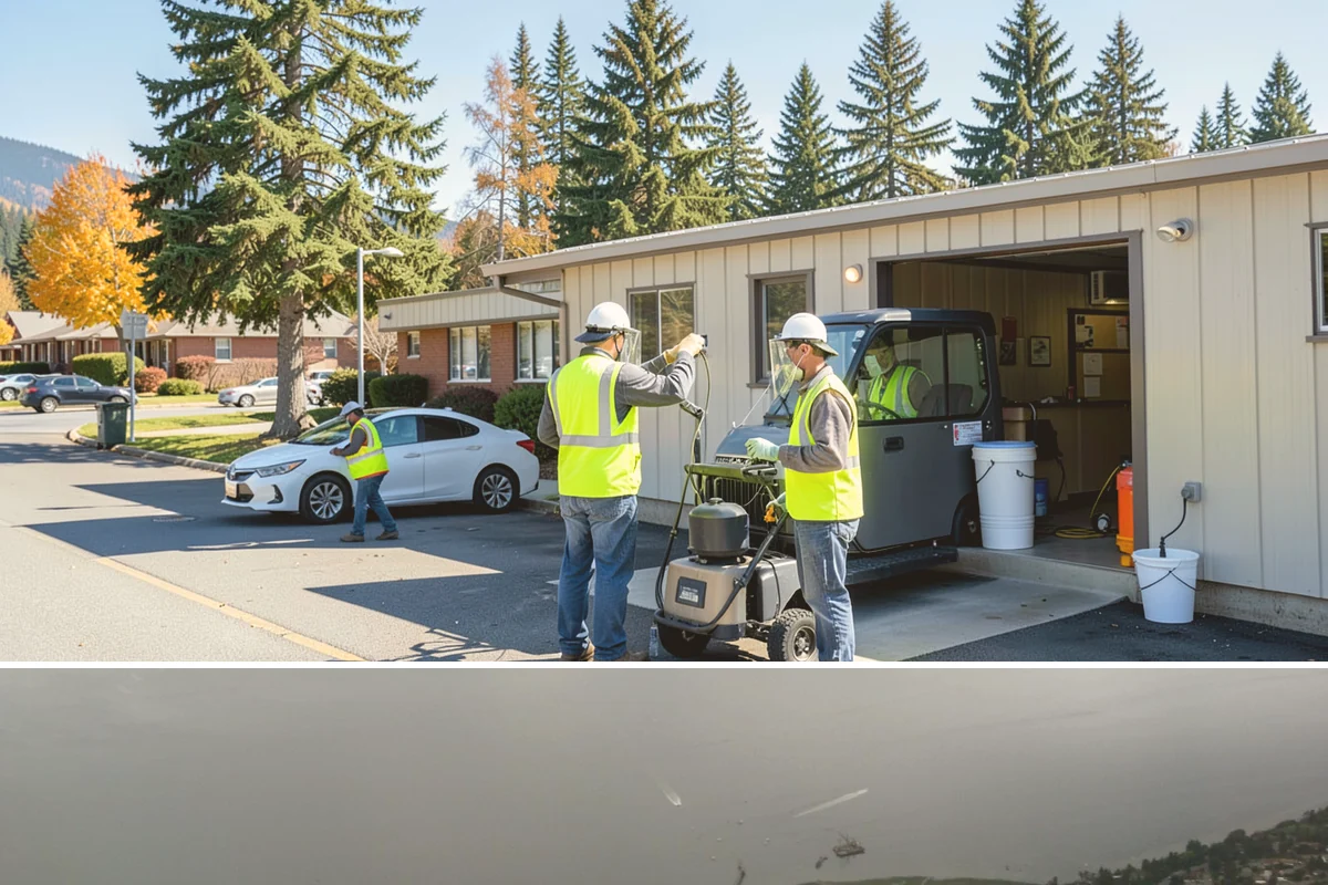 Public Restroom Washing in Des Moines, King County, WA - Deep restroom cleaning ramps up for the busy spring and summer park season, with maintenance cleanings continuing year-round at...