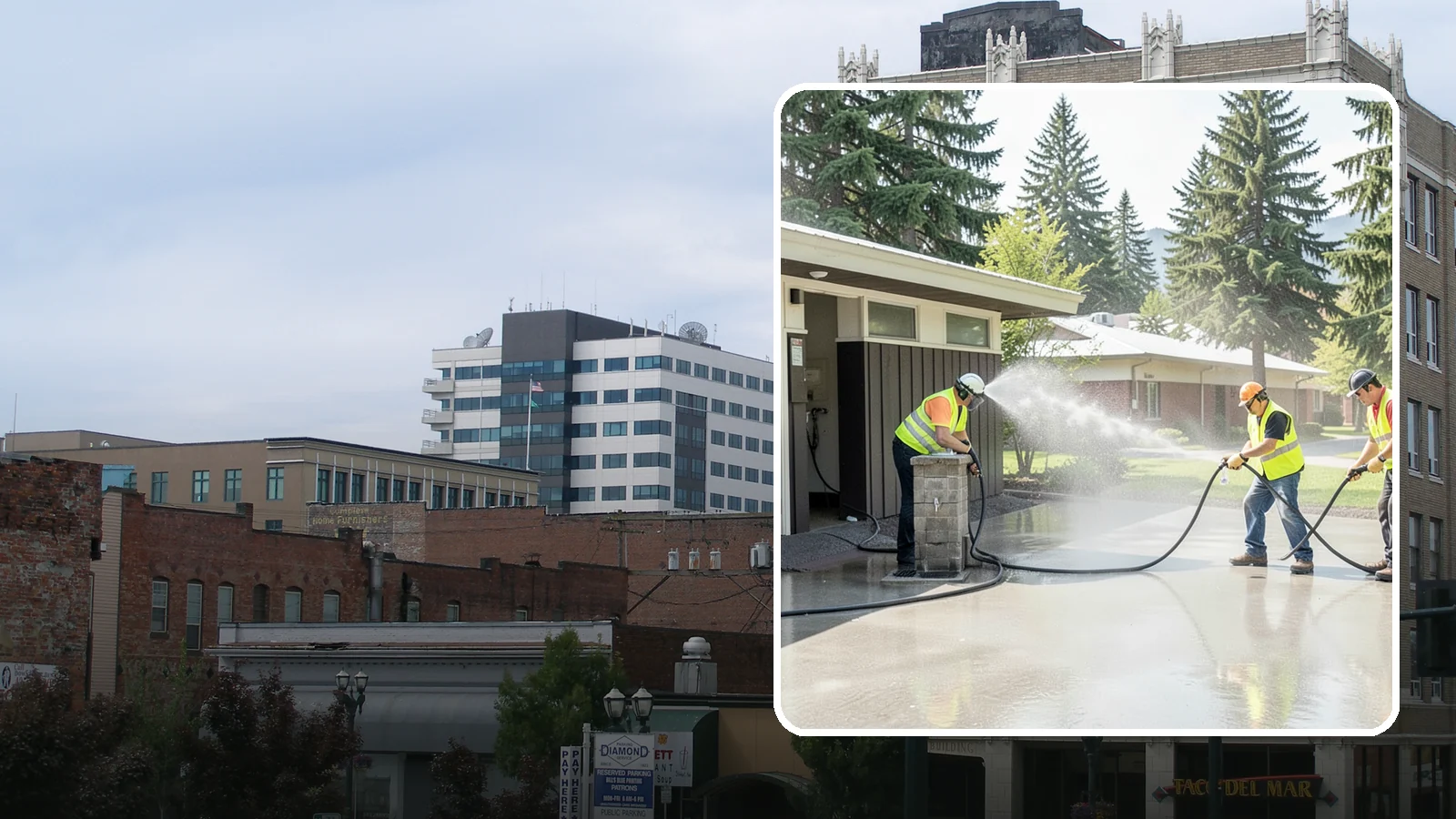Public Restroom Washing in Everett, Snohomish County, WA - Deep-clean and sanitize public park and facility restrooms with pressure washing and disinfection.