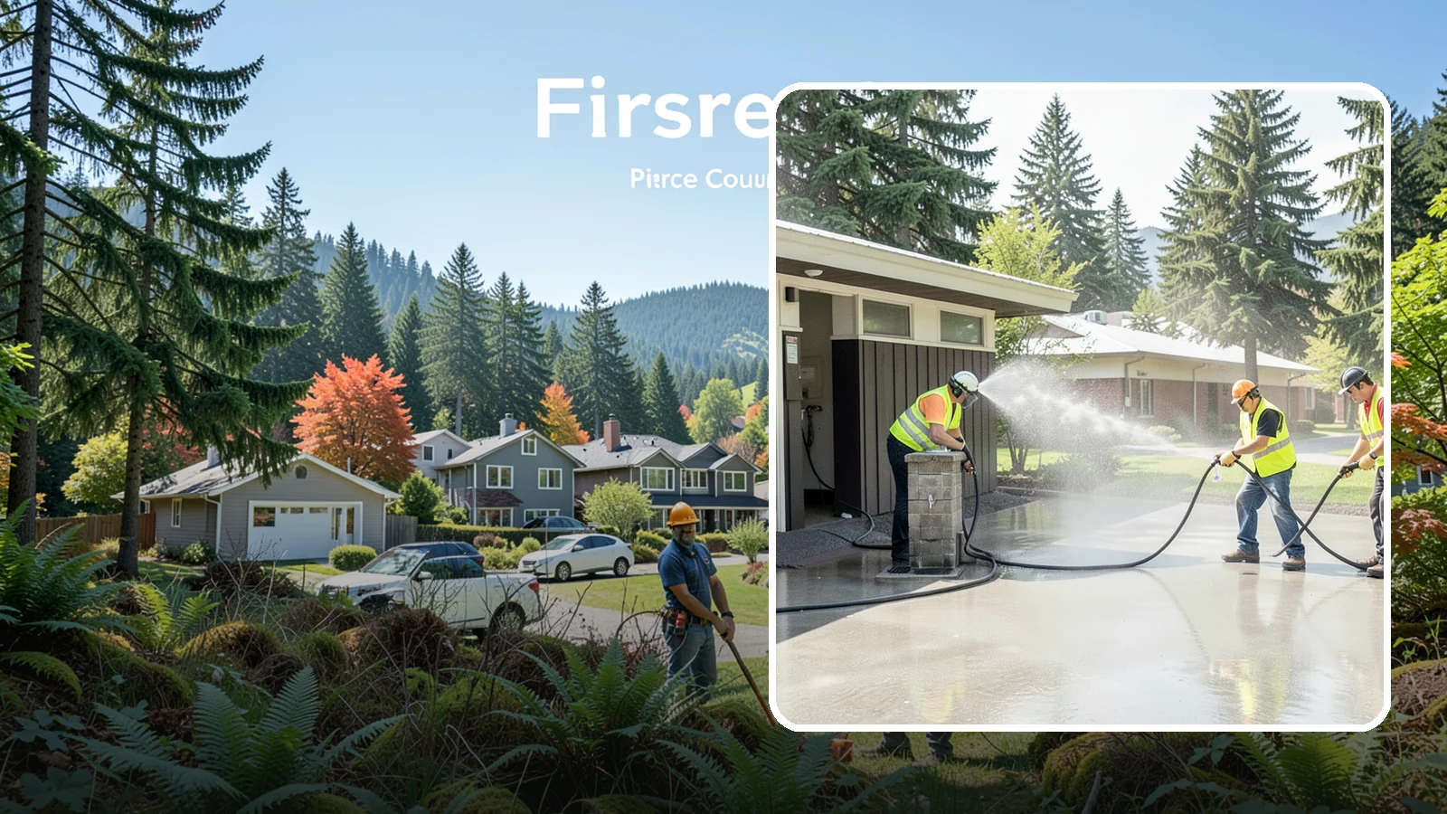 Public Restroom Washing in Fircrest, Pierce County, WA - Deep-clean and sanitize public park and facility restrooms with pressure washing and disinfection.