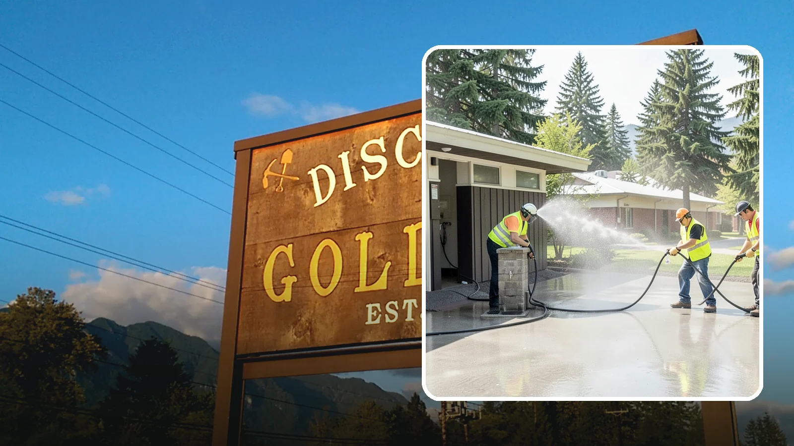 Public Restroom Washing in Gold Bar, Snohomish County, WA - Deep-clean and sanitize public park and facility restrooms with pressure washing and disinfection.