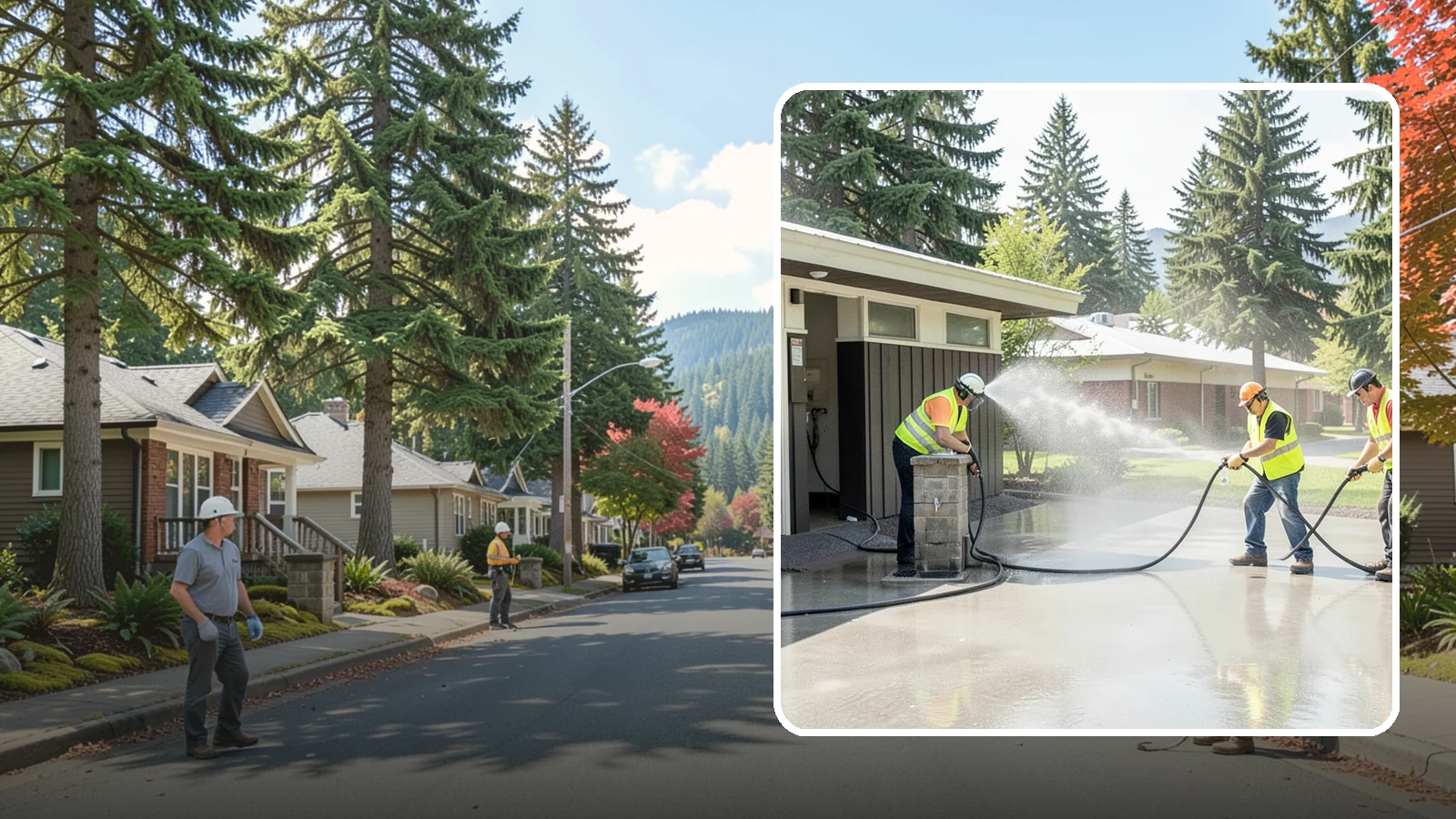 Public Restroom Washing in Hunts Point, King County, WA - Deep-clean and sanitize public park and facility restrooms with pressure washing and disinfection.
