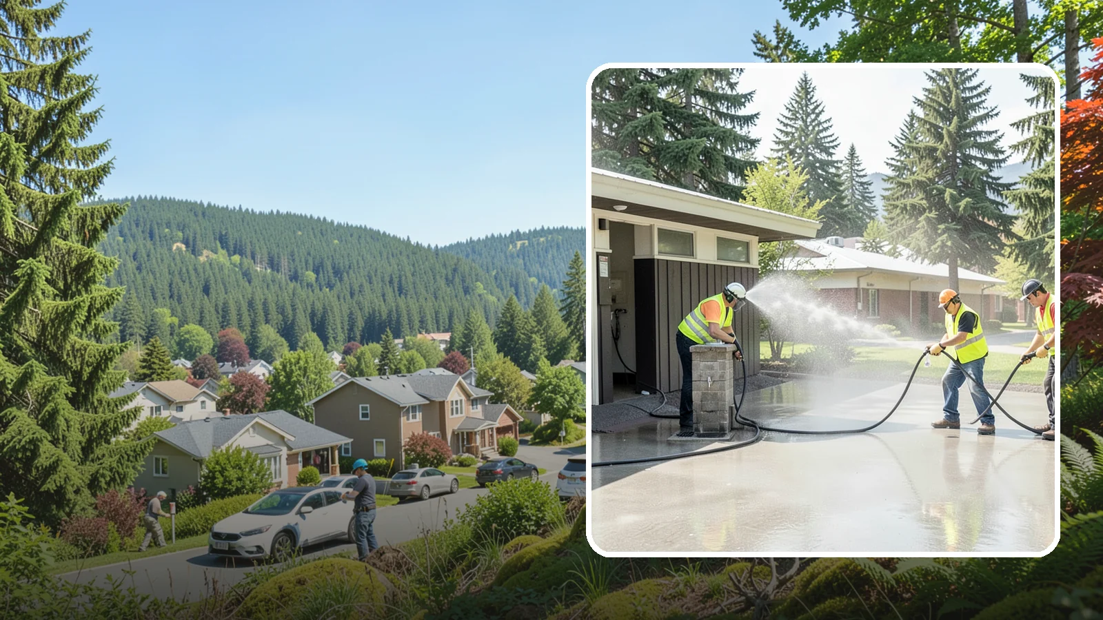 Public Restroom Washing in Index, Snohomish County, WA - Deep-clean and sanitize public park and facility restrooms with pressure washing and disinfection.