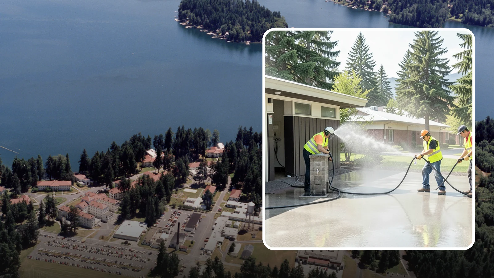 Public Restroom Washing in Lakewood, Pierce County, WA - Deep-clean and sanitize public park and facility restrooms with pressure washing and disinfection.