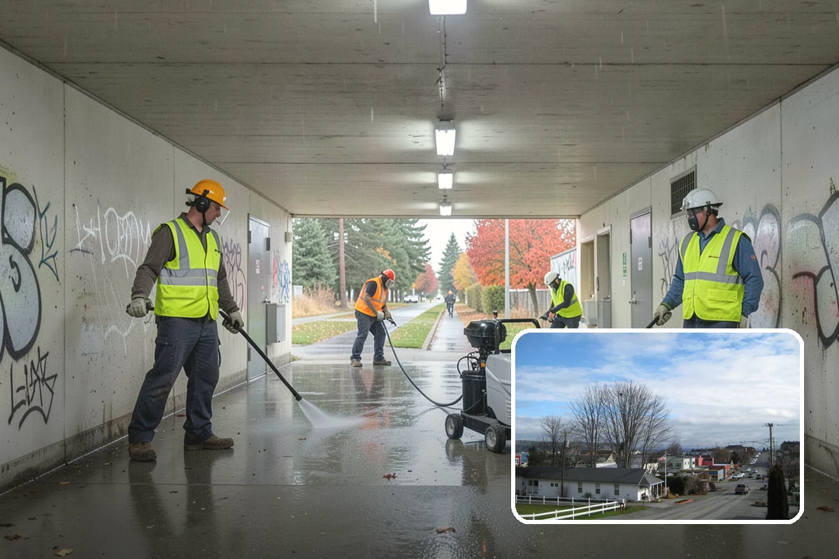 Public Restroom Washing in Langley, Island County, WA - Controls bacteria and odor beyond routine custodial cleaning