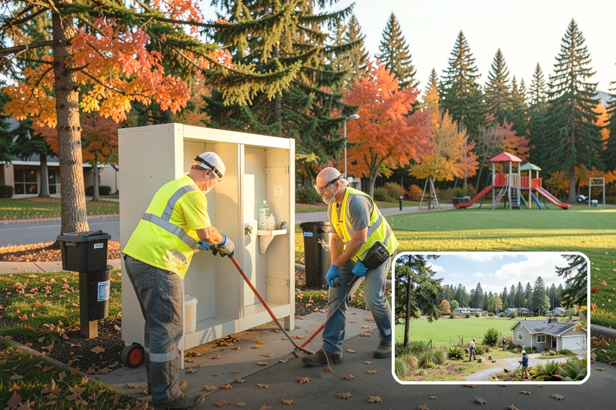 Public Restroom Washing in Lyman, Skagit County, WA - Controls bacteria and odor beyond routine custodial cleaning