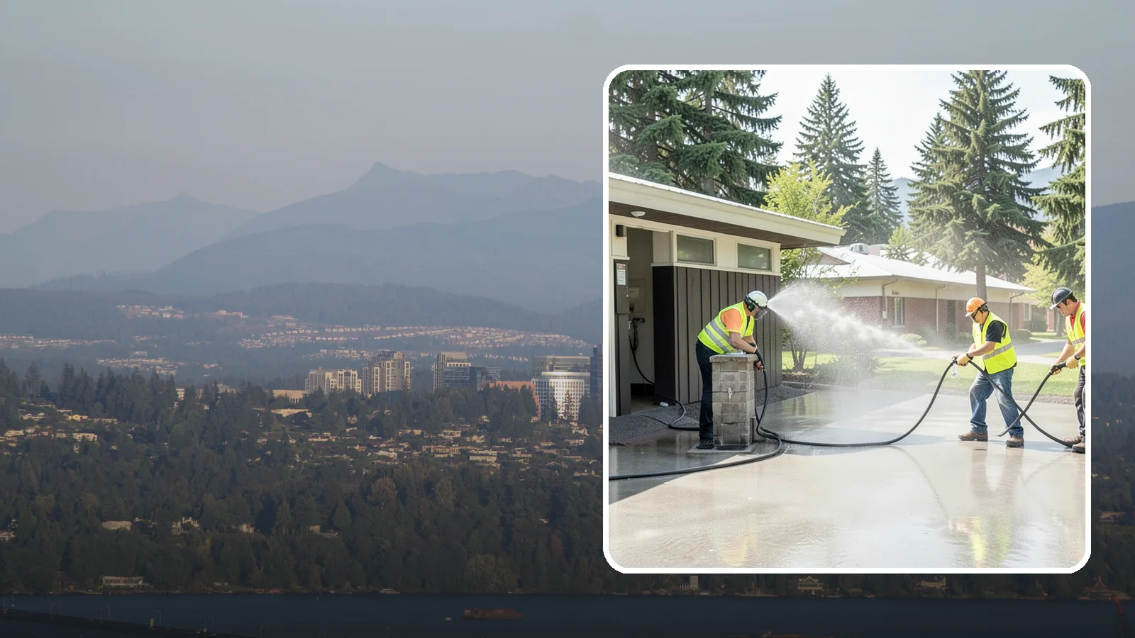 Public Restroom Washing in Medina, King County, WA - Deep-clean and sanitize public park and facility restrooms with pressure washing and disinfection.