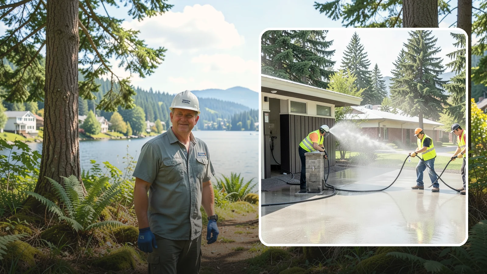 Public Restroom Washing in Milton, King County, WA - Deep-clean and sanitize public park and facility restrooms with pressure washing and disinfection.