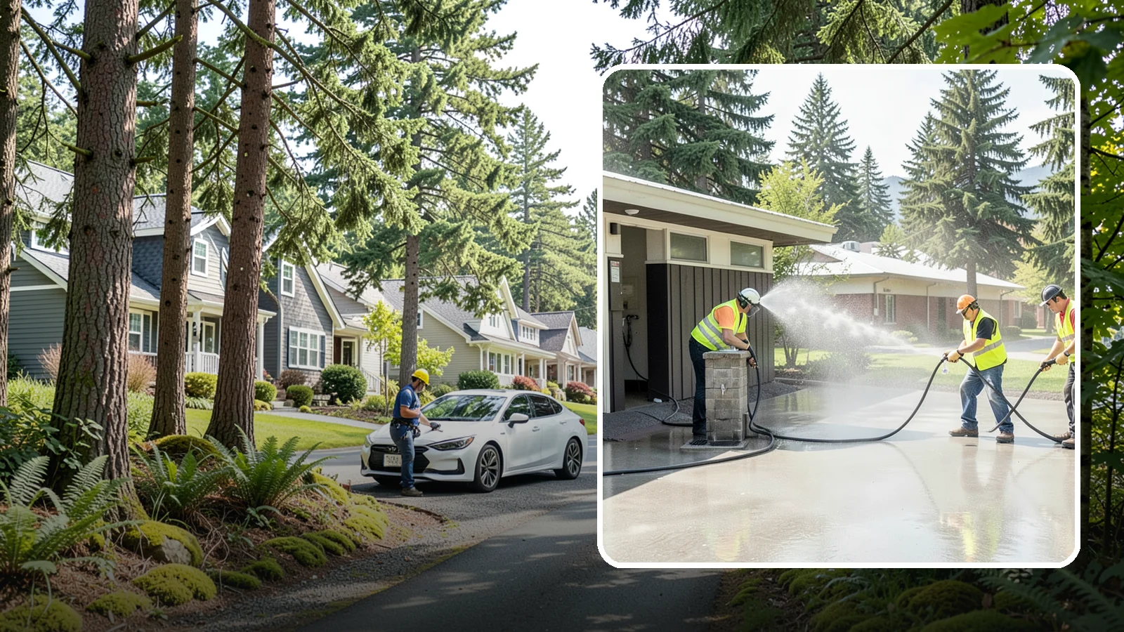Public Restroom Washing in Normandy Park, King County, WA - Deep-clean and sanitize public park and facility restrooms with pressure washing and disinfection.