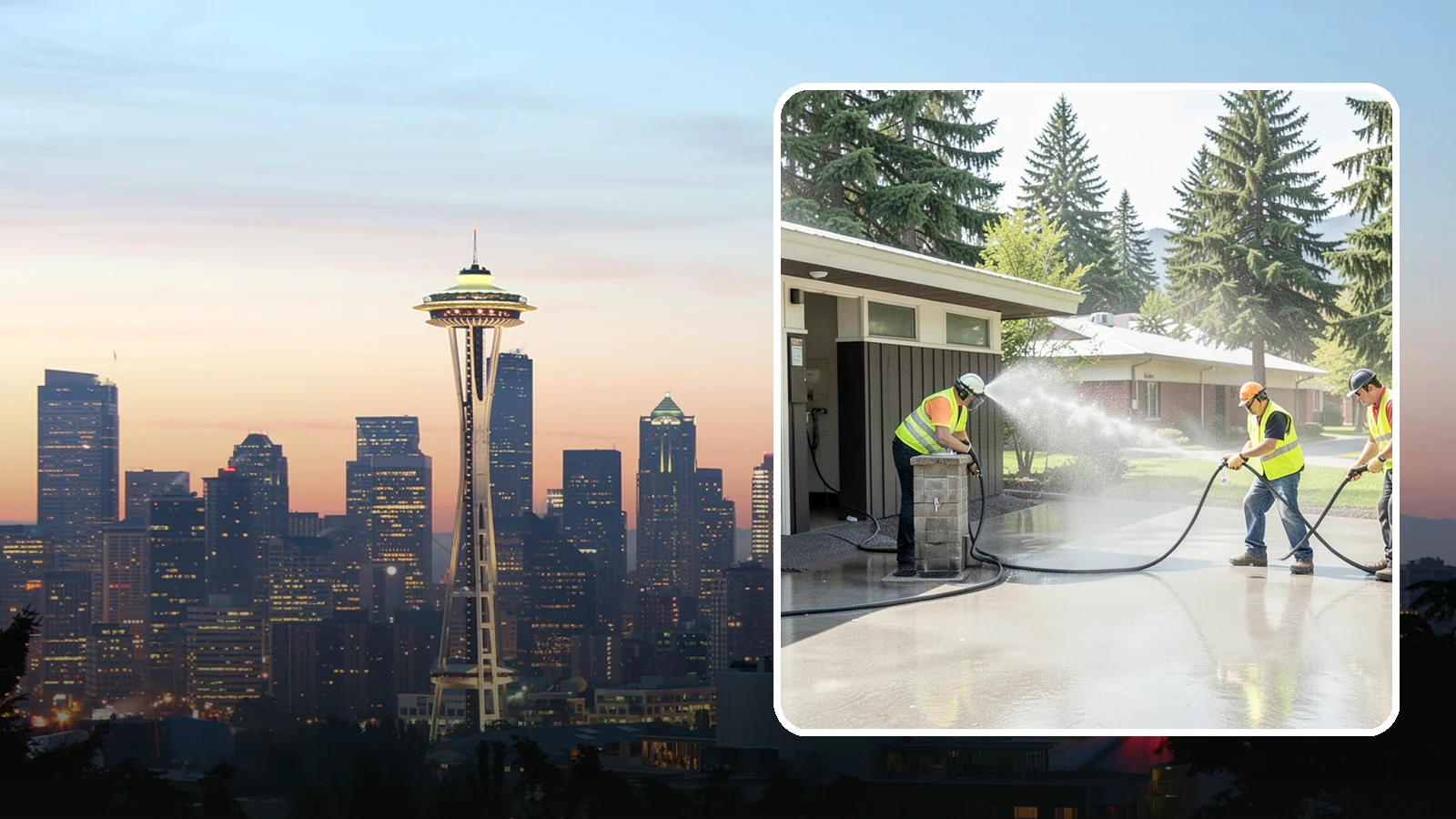 Public Restroom Washing in Seattle, King County, WA - Deep-clean and sanitize public park and facility restrooms with pressure washing and disinfection.
