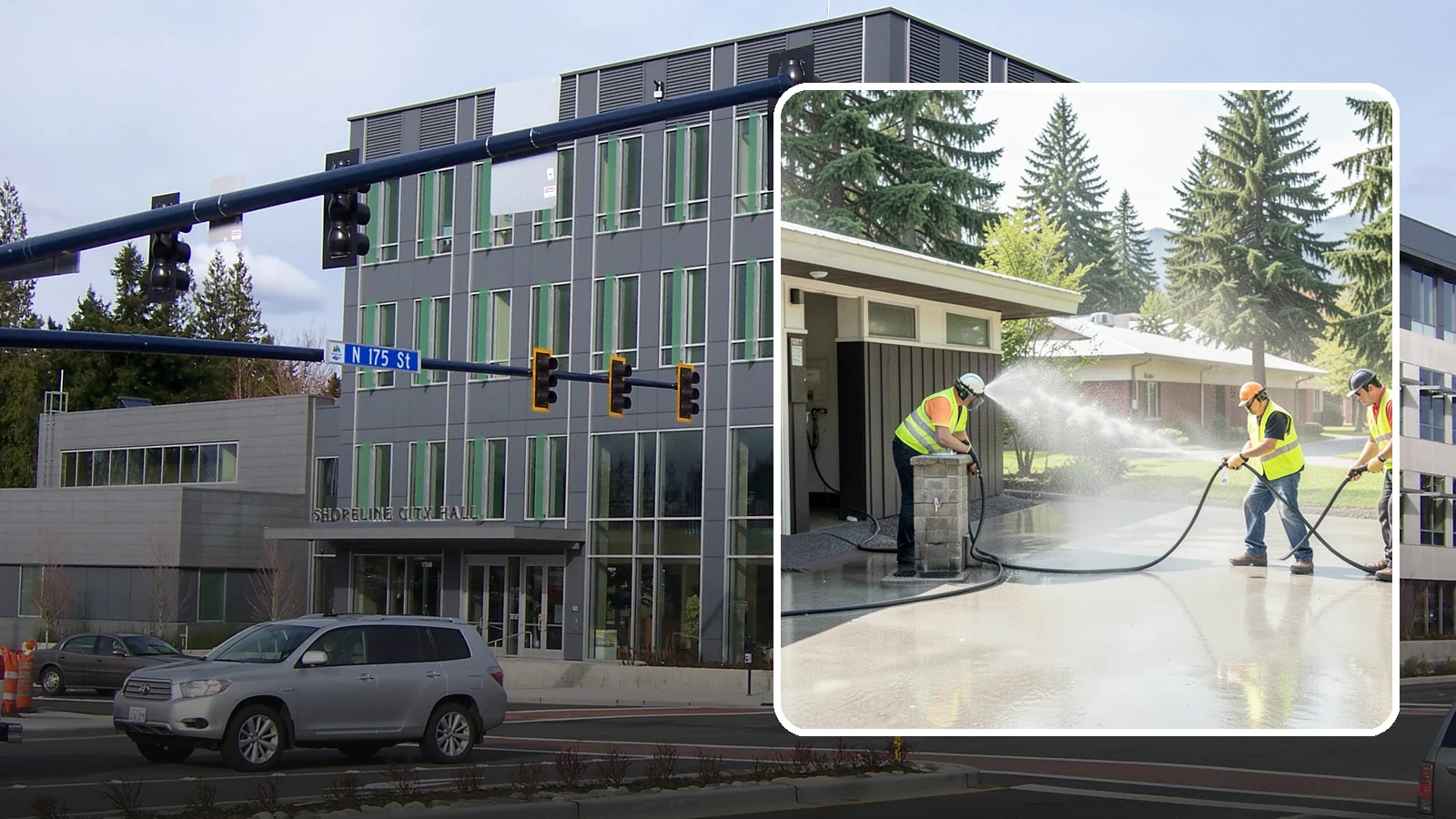 Public Restroom Washing in Shoreline, King County, WA - Deep-clean and sanitize public park and facility restrooms with pressure washing and disinfection.