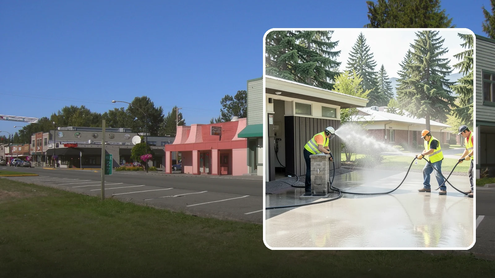Public Restroom Washing in Snoqualmie, King County, WA - Deep-clean and sanitize public park and facility restrooms with pressure washing and disinfection.