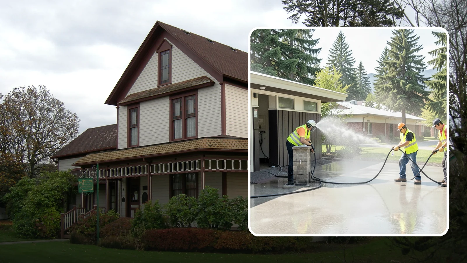 Public Restroom Washing in Sumner, Pierce County, WA - Deep-clean and sanitize public park and facility restrooms with pressure washing and disinfection.