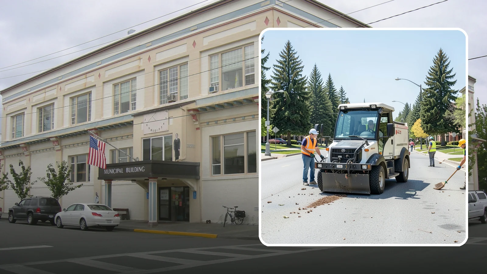 Public Space Cleanup in Anacortes, Skagit County, WA - Comprehensive cleaning of downtown cores, plazas, and civic gathering spaces on a scheduled basis.