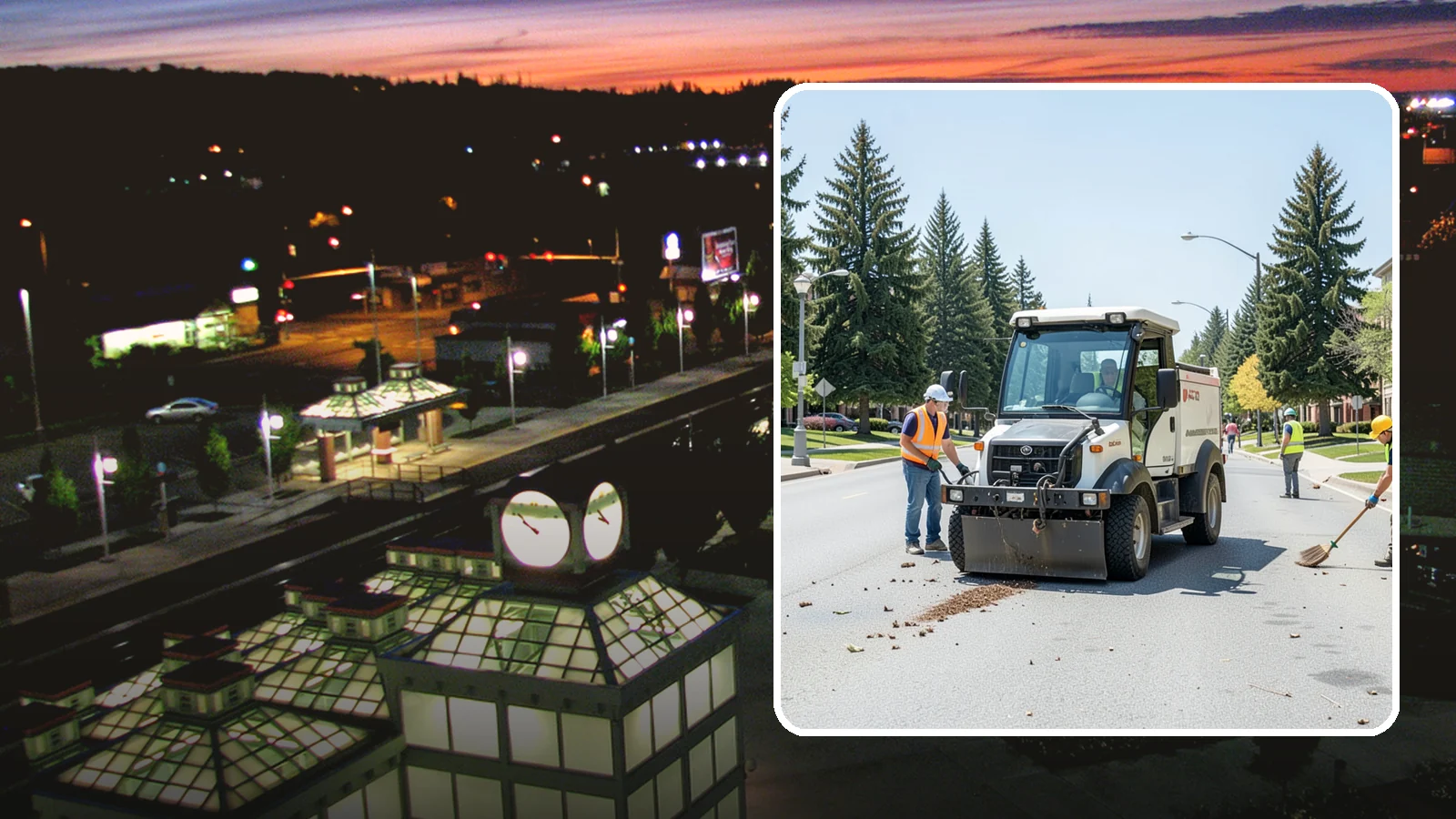 Public Space Cleanup in Auburn, King County, WA - Comprehensive cleaning of downtown cores, plazas, and civic gathering spaces on a scheduled basis.