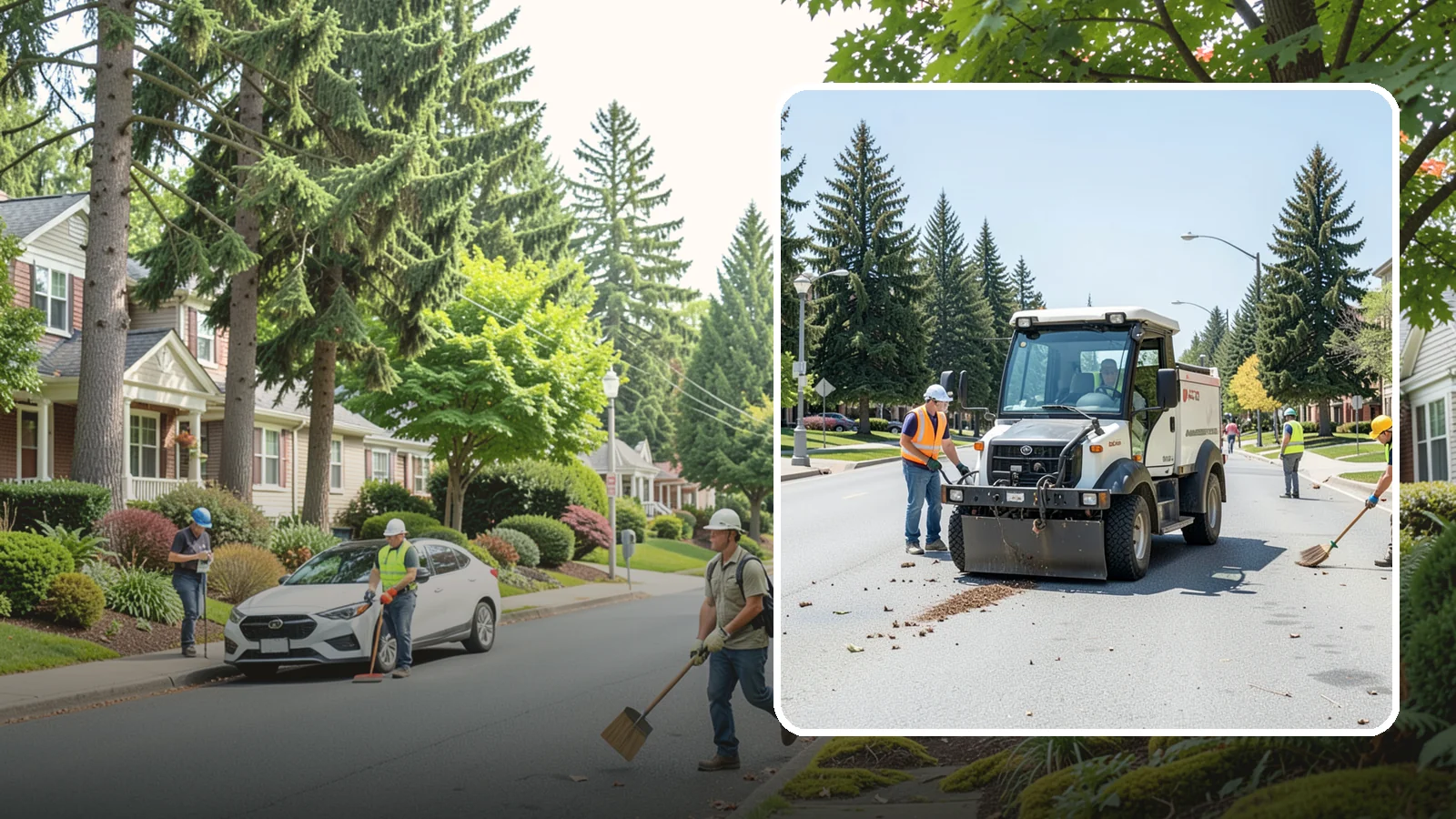 Public Space Cleanup in Beaux Arts Village, King County, WA - Comprehensive cleaning of downtown cores, plazas, and civic gathering spaces on a scheduled basis.