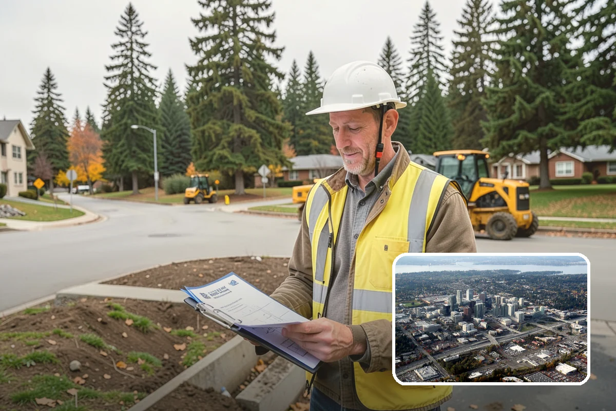 Public Space Cleanup in Bellevue, King County, WA - A combined cleaning visit rather than separate single-task trips