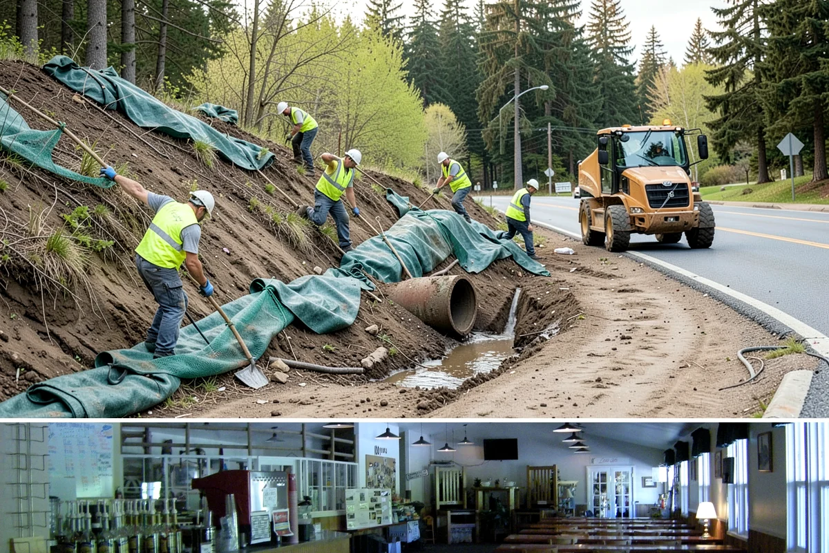 Public Space Cleanup in Black Diamond, King County, WA - Service continues year-round, intensifying during summer events and holiday shopping periods when downtown foot traffic peaks.