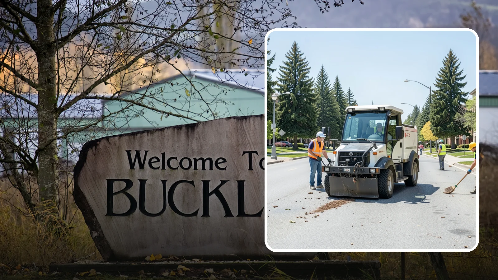 Public Space Cleanup in Buckley, Pierce County, WA - Comprehensive cleaning of downtown cores, plazas, and civic gathering spaces on a scheduled basis.