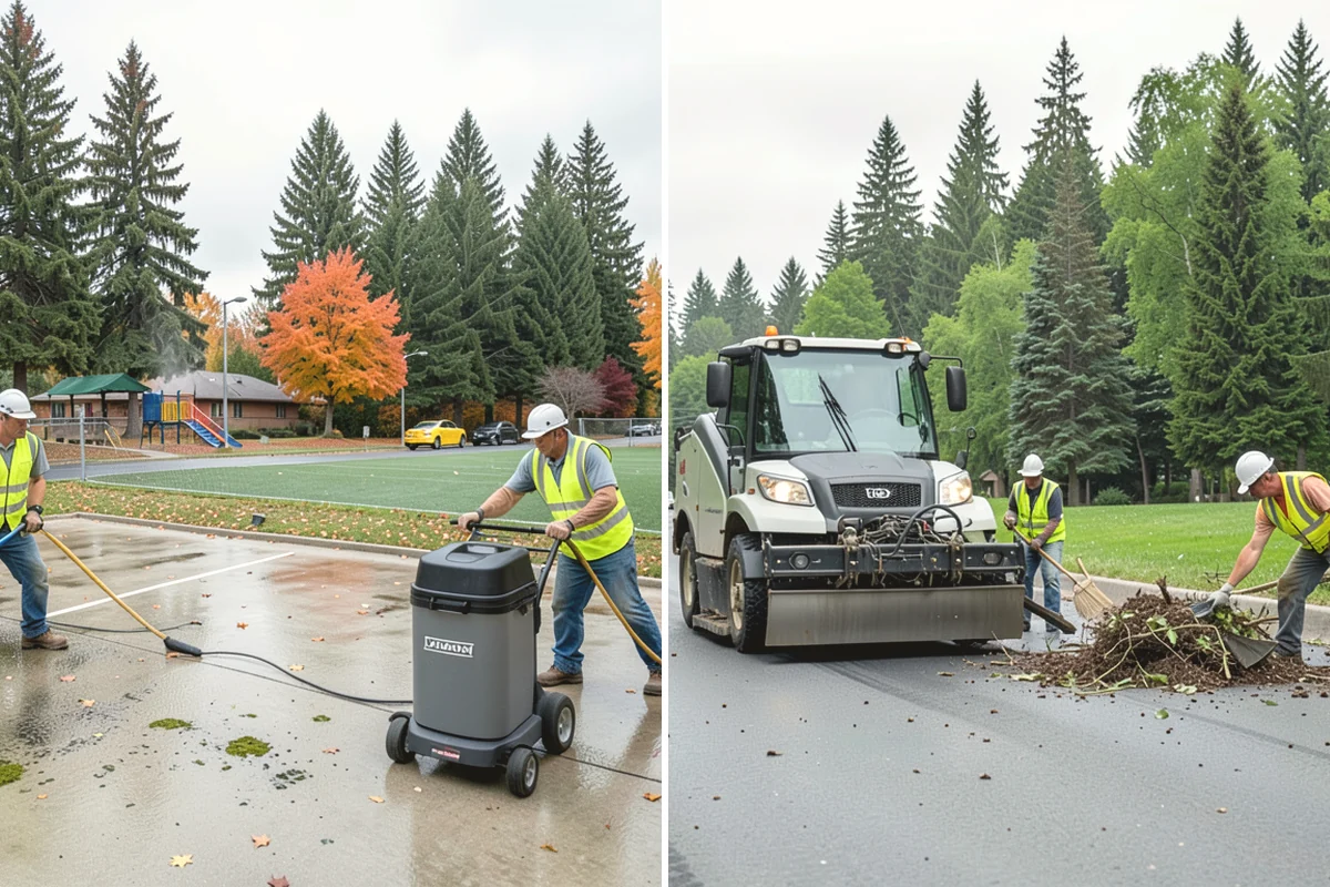 Public Space Cleanup in Burlington, Skagit County, WA - Map service zones and set early-morning schedules
