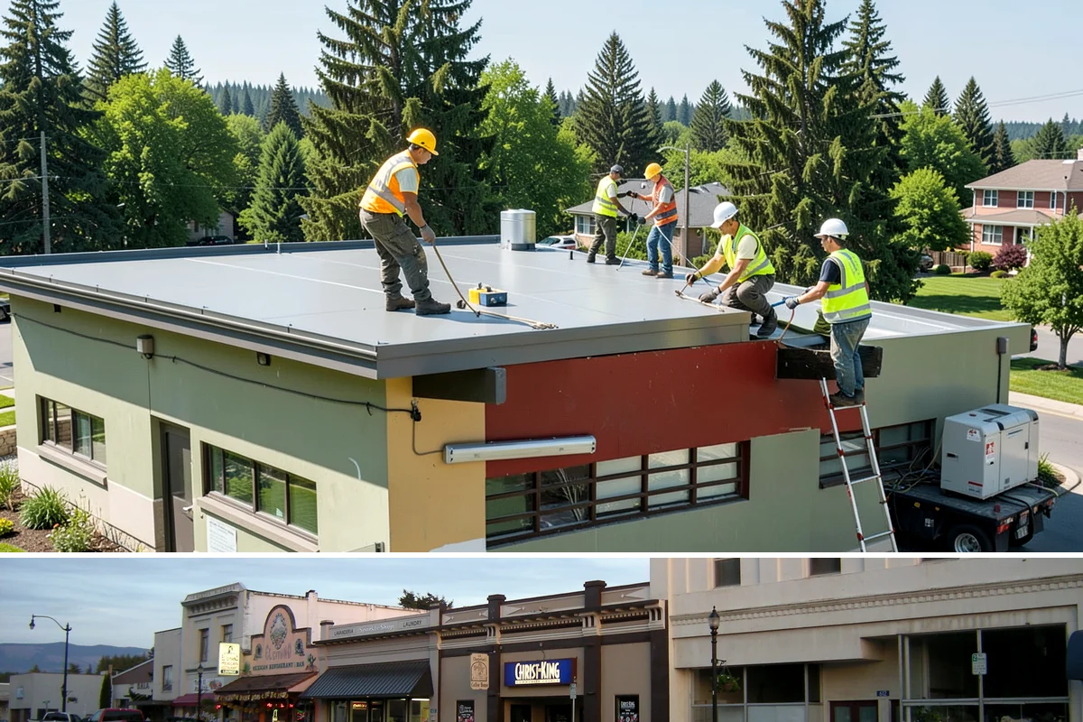 Public Space Cleanup in Burlington, Skagit County, WA - Service continues year-round, intensifying during summer events and holiday shopping periods when downtown foot traffic peaks.