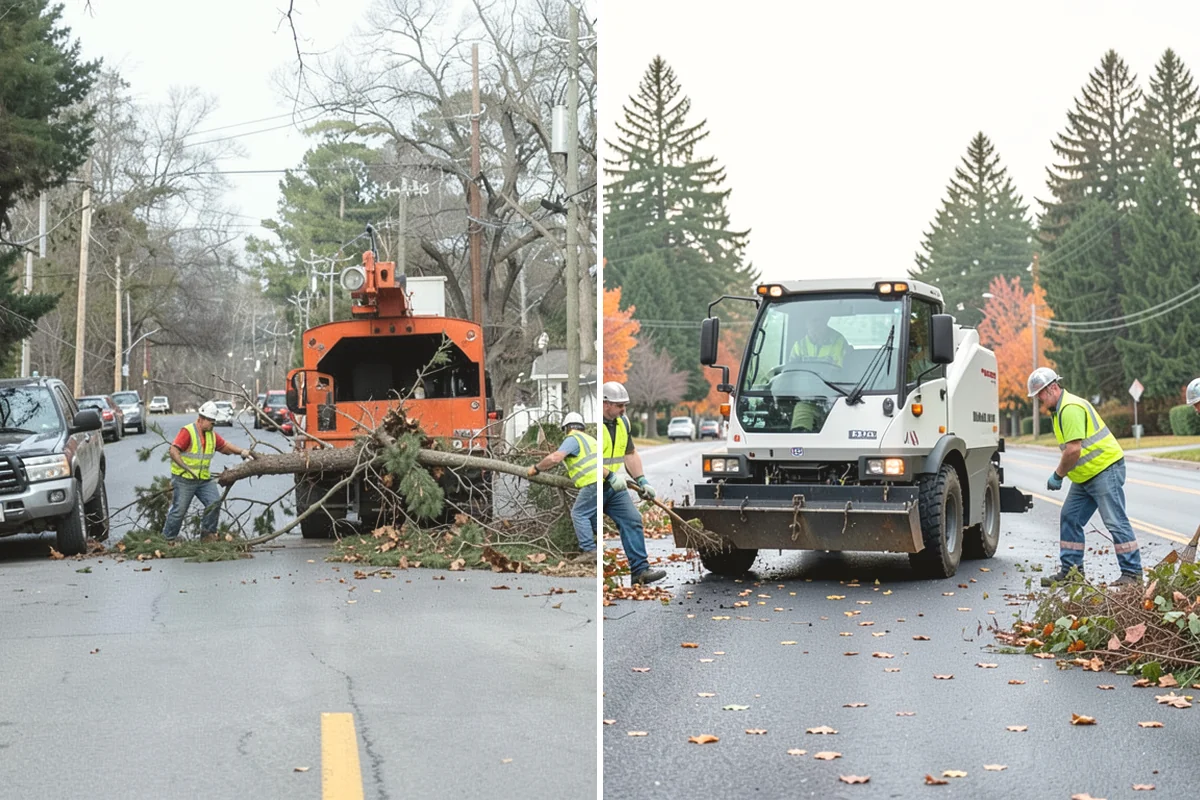 Public Space Cleanup in Covington, King County, WA - Map service zones and set early-morning schedules