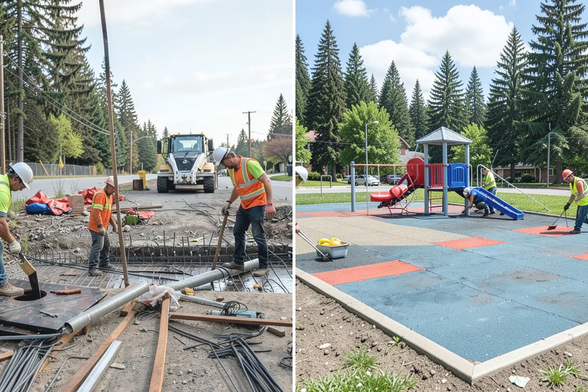 Public Space Cleanup in Des Moines, King County, WA - Map service zones and set early-morning schedules
