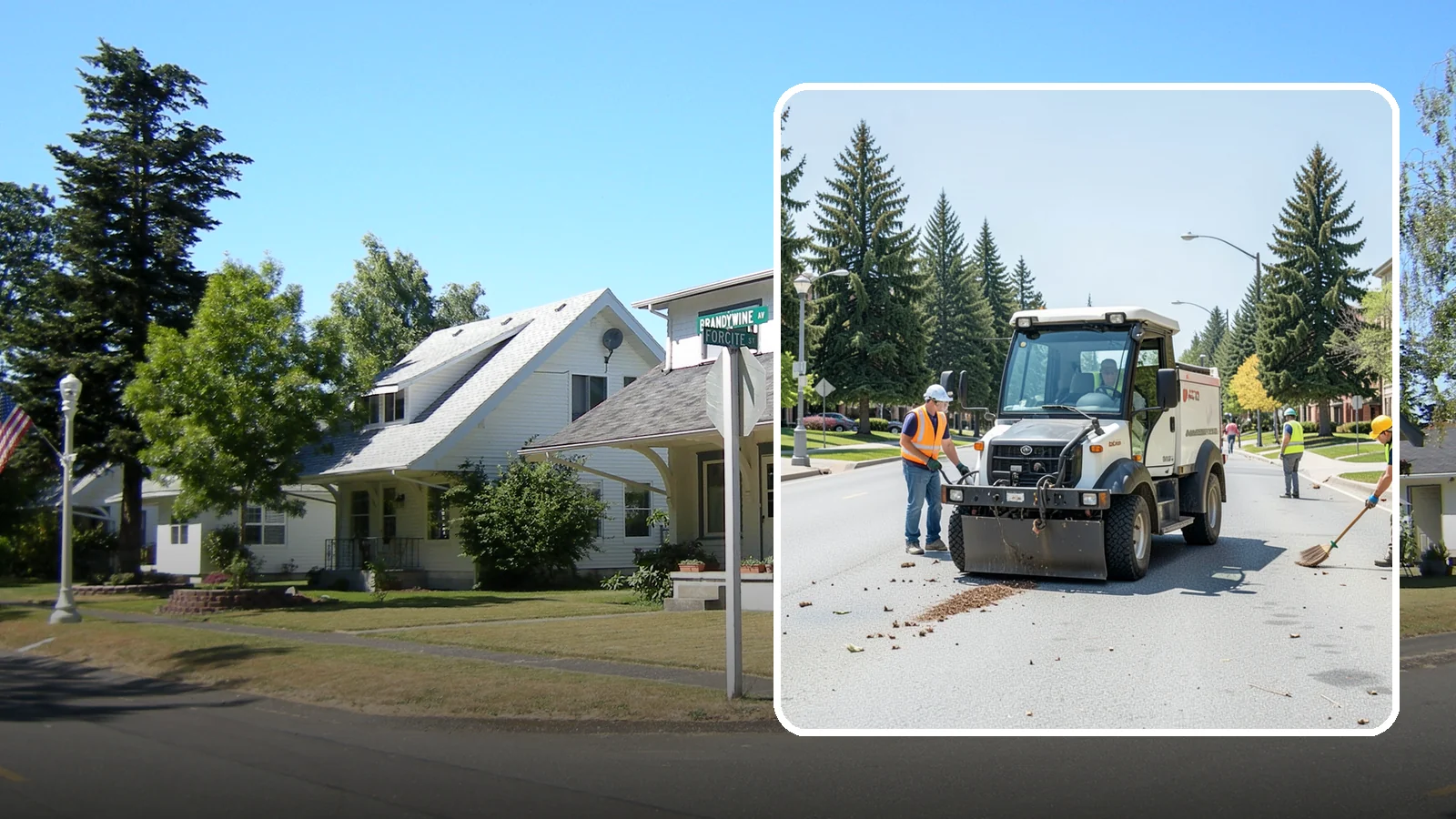 Public Space Cleanup in DuPont, Pierce County, WA - Comprehensive cleaning of downtown cores, plazas, and civic gathering spaces on a scheduled basis.