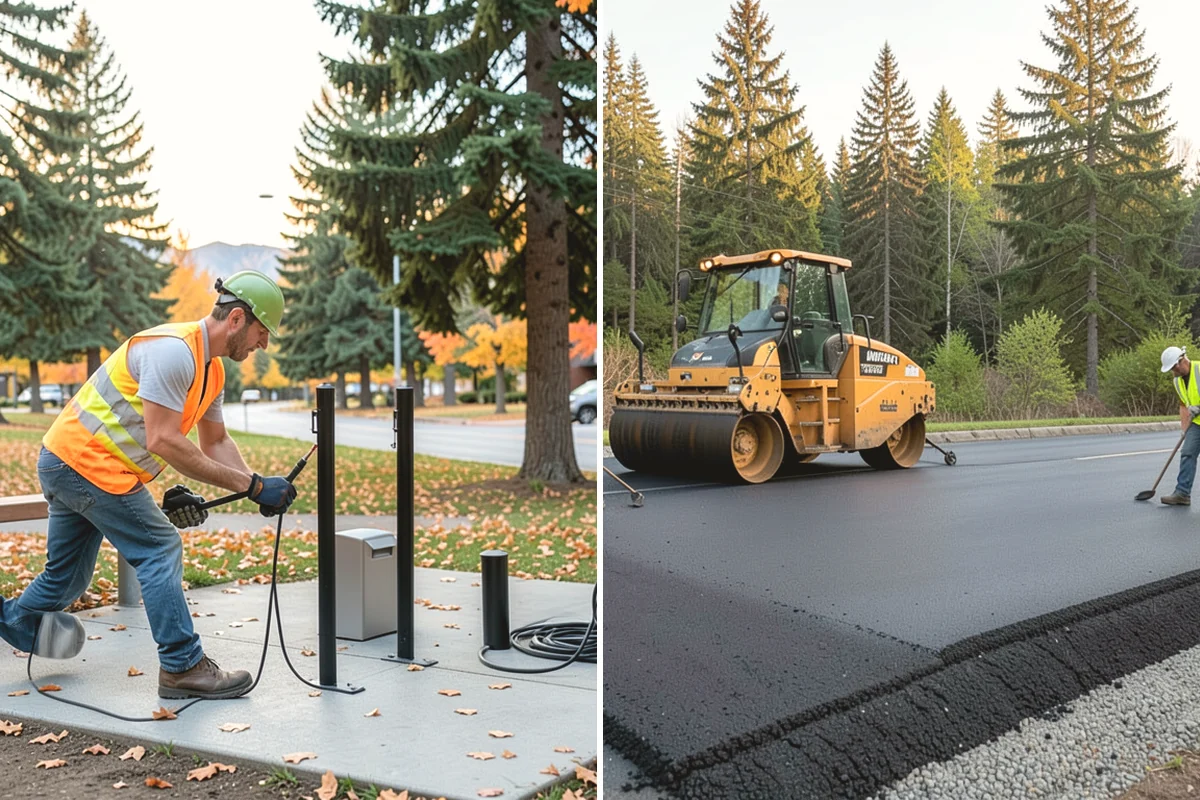 Public Space Cleanup in Duvall, King County, WA - Map service zones and set early-morning schedules