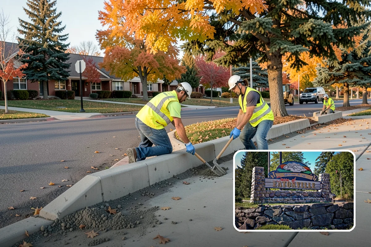 Public Space Cleanup in Eatonville, Pierce County, WA - A combined cleaning visit rather than separate single-task trips