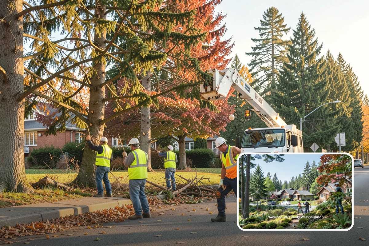 Public Space Cleanup in Edgewood, Pierce County, WA - A combined cleaning visit rather than separate single-task trips