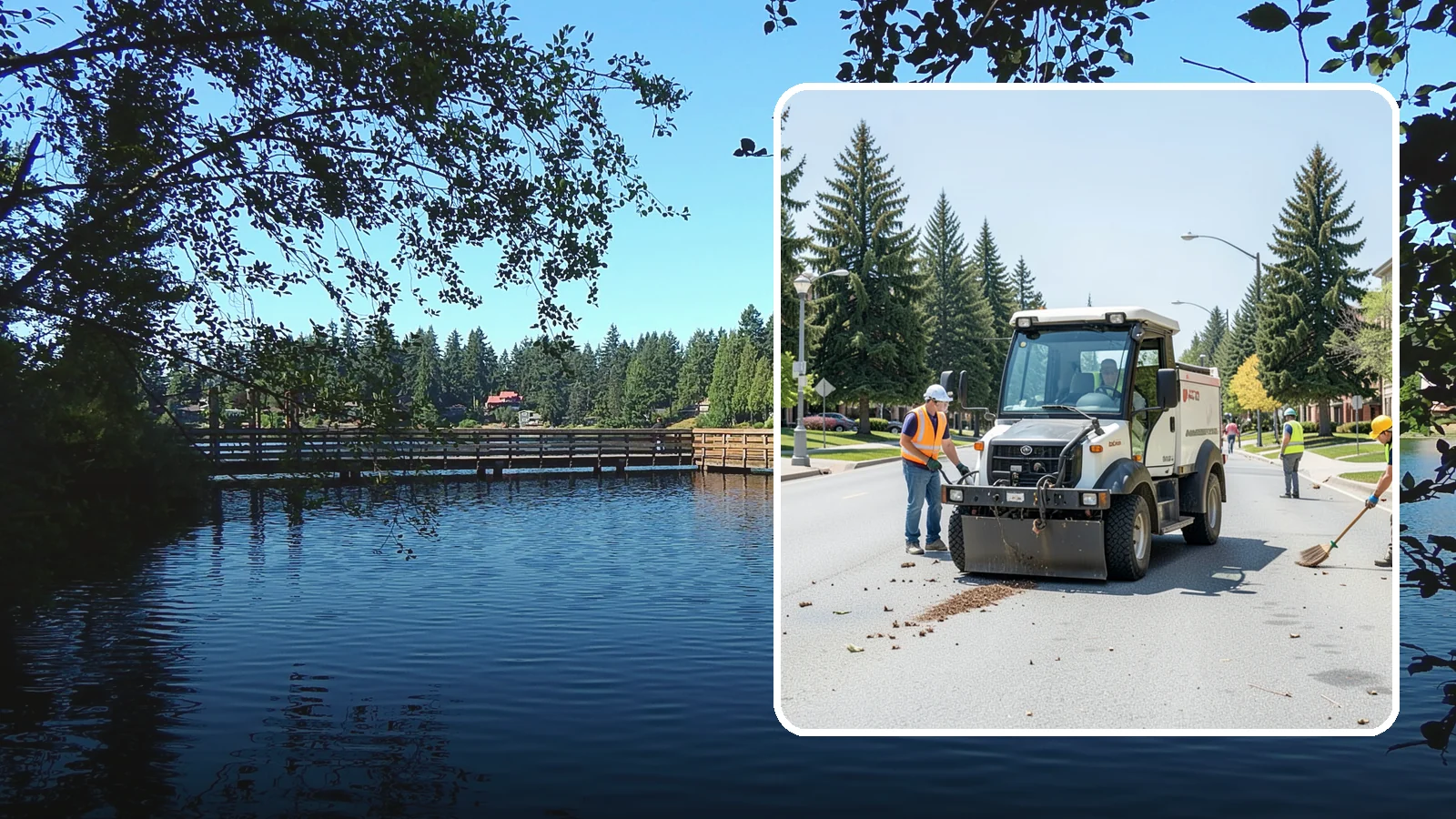 Public Space Cleanup in Federal Way, King County, WA - Comprehensive cleaning of downtown cores, plazas, and civic gathering spaces on a scheduled basis.