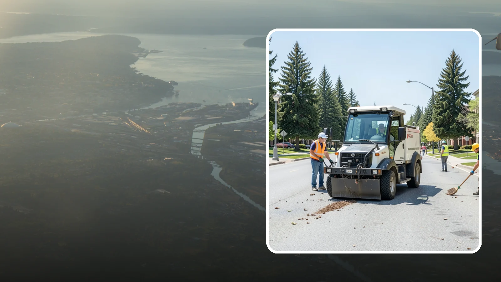 Public Space Cleanup in Fife, Pierce County, WA - Comprehensive cleaning of downtown cores, plazas, and civic gathering spaces on a scheduled basis.