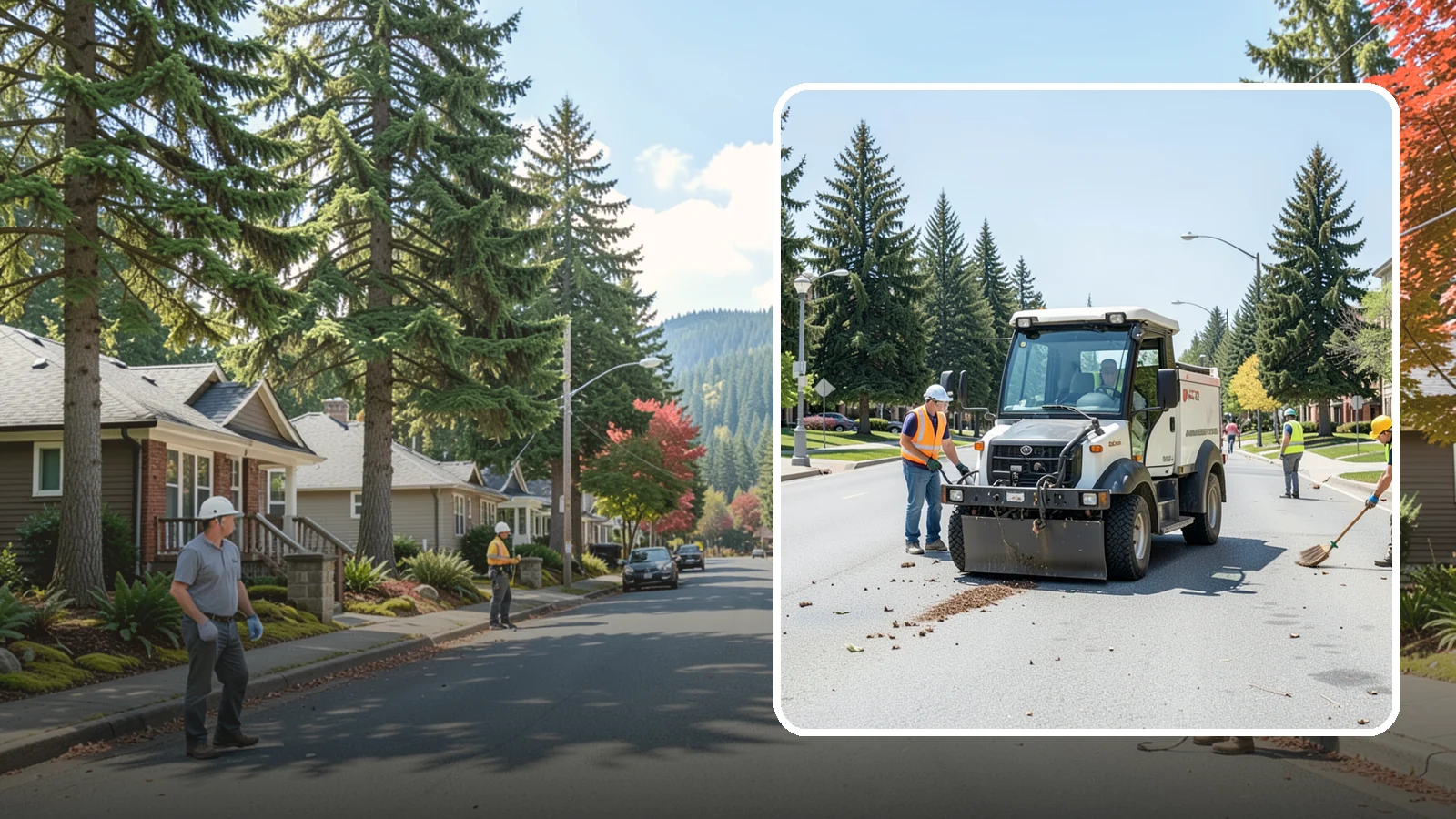 Public Space Cleanup in Hunts Point, King County, WA - Comprehensive cleaning of downtown cores, plazas, and civic gathering spaces on a scheduled basis.