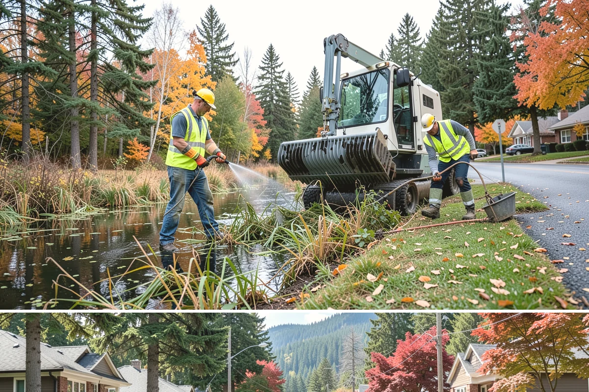 Public Space Cleanup in Hunts Point, King County, WA - Service continues year-round, intensifying during summer events and holiday shopping periods when downtown foot traffic peaks.