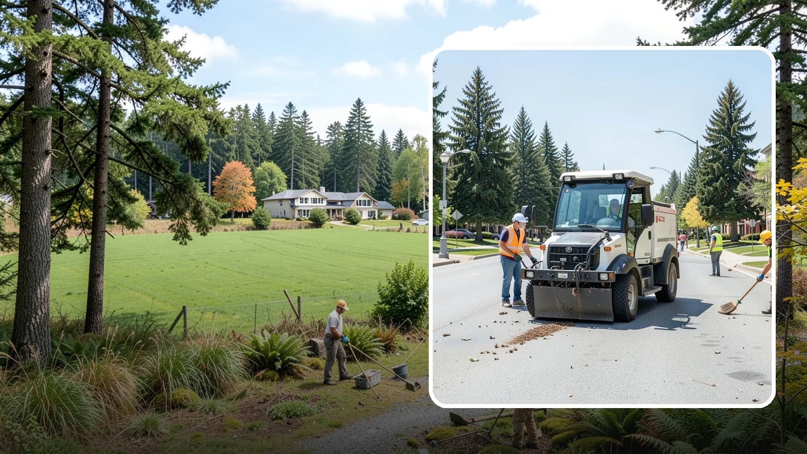 Public Space Cleanup in Lyman, Skagit County, WA - Comprehensive cleaning of downtown cores, plazas, and civic gathering spaces on a scheduled basis.
