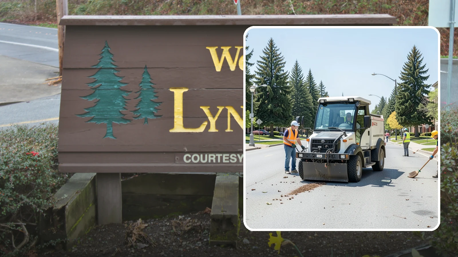 Public Space Cleanup in Lynnwood, Snohomish County, WA - Comprehensive cleaning of downtown cores, plazas, and civic gathering spaces on a scheduled basis.