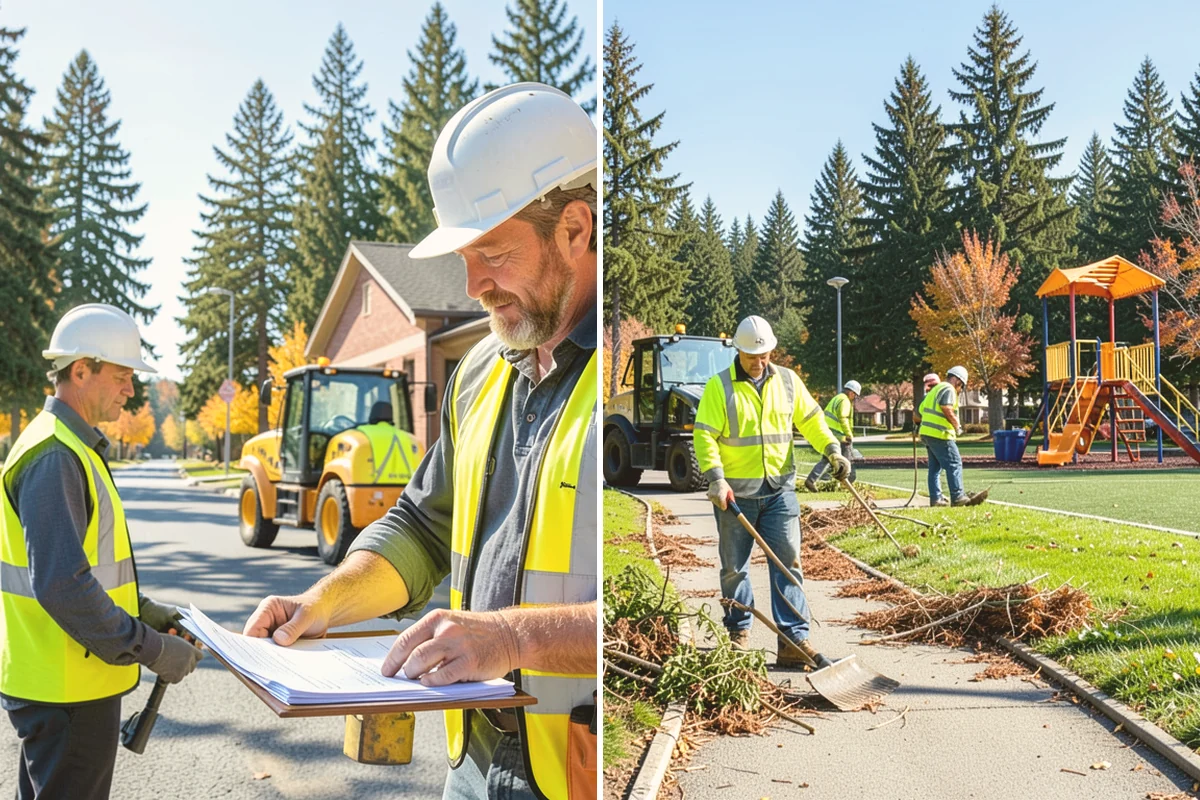 Public Space Cleanup in Lynnwood, Snohomish County, WA - Map service zones and set early-morning schedules