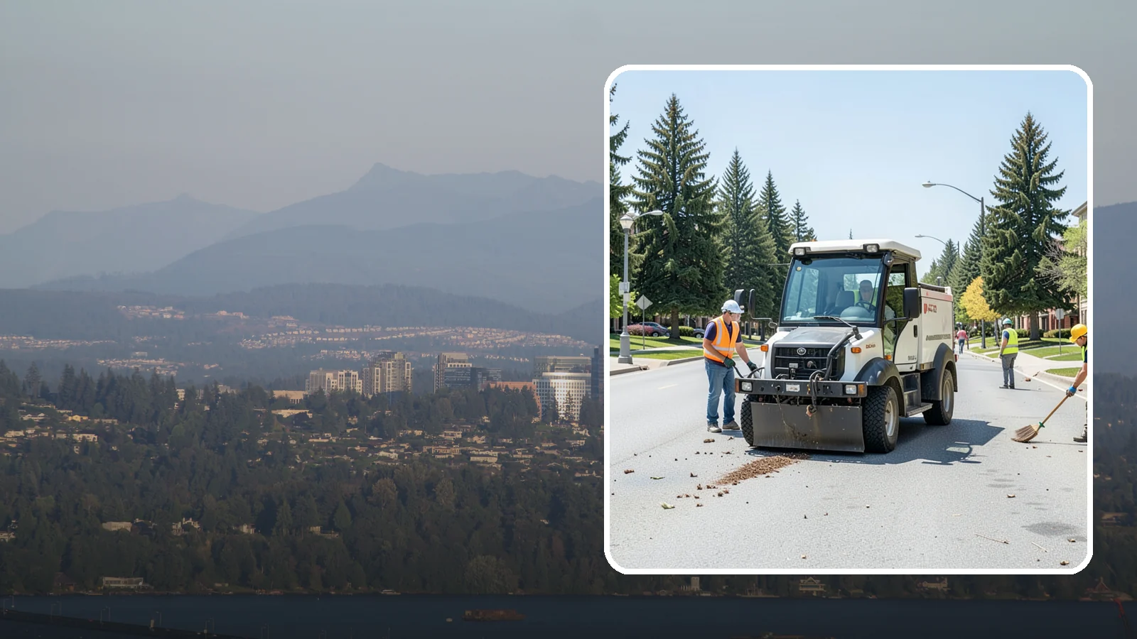 Public Space Cleanup in Medina, King County, WA - Comprehensive cleaning of downtown cores, plazas, and civic gathering spaces on a scheduled basis.