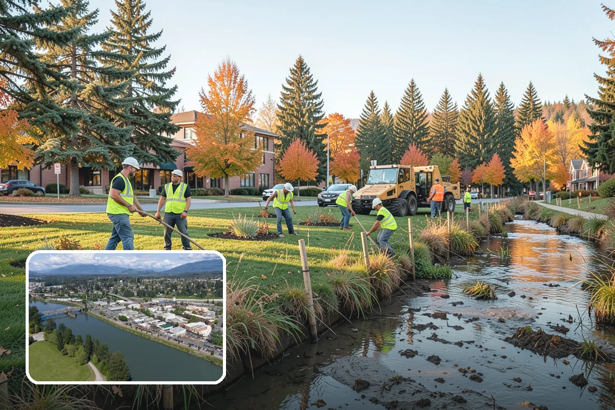 Public Space Cleanup in Mount Vernon, Skagit County, WA - A combined cleaning visit rather than separate single-task trips