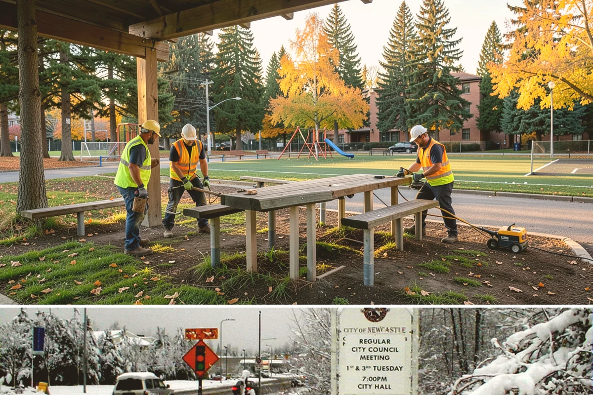 Public Space Cleanup in Newcastle, King County, WA - Service continues year-round, intensifying during summer events and holiday shopping periods when downtown foot traffic peaks.