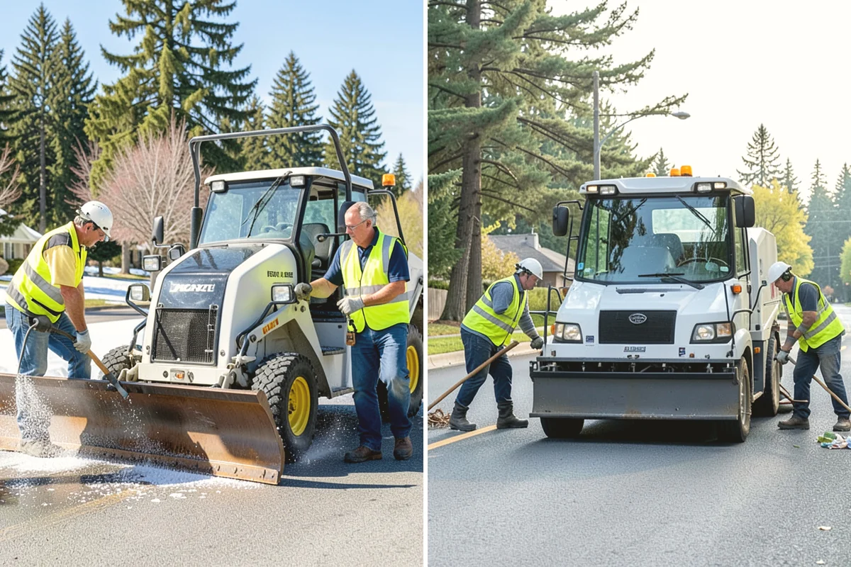 Public Space Cleanup in Oak Harbor, Island County, WA - Map service zones and set early-morning schedules