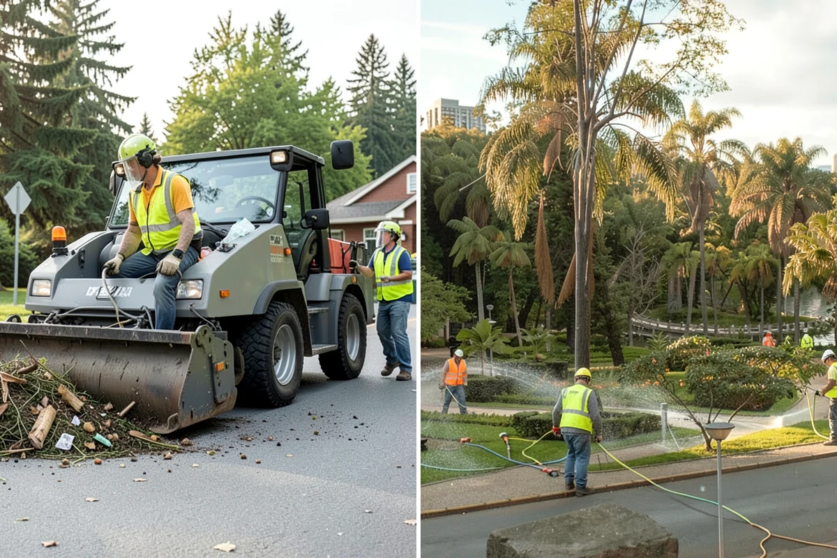 Public Space Cleanup in Puyallup, Pierce County, WA - Map service zones and set early-morning schedules