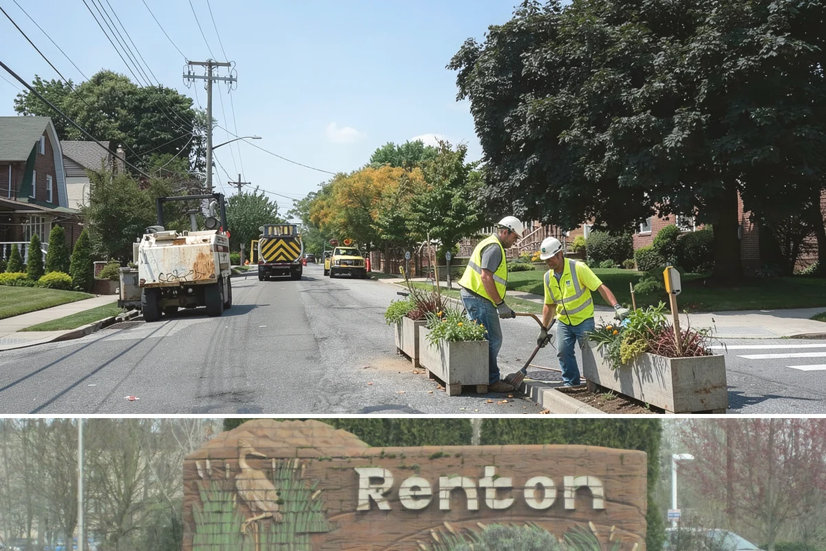 Public Space Cleanup in Renton, King County, WA - Service continues year-round, intensifying during summer events and holiday shopping periods when downtown foot traffic peaks.